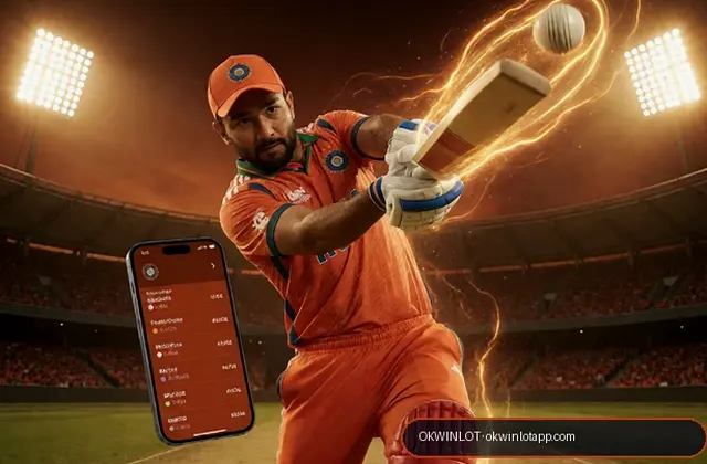 Okwinlot (ok win lottery app) fantasy cricket & matchday visual 1